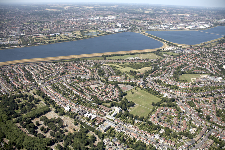 Aerial view of Enfield